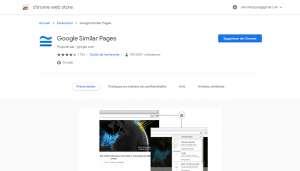 Google Similar Pages