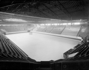 Le Mutual Street Arena où fut disputé le 1er match de hockey à la radio