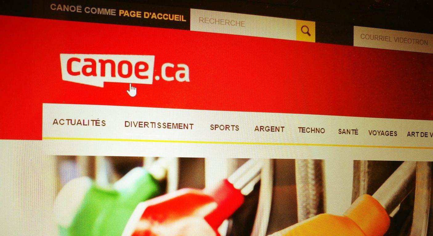 Photo : Simon Forgues / Page d'accueil de Canoe.ca)