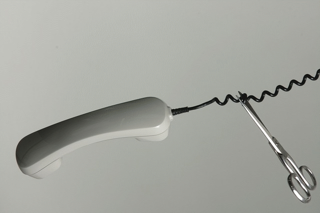 Couper le cordon du téléphone