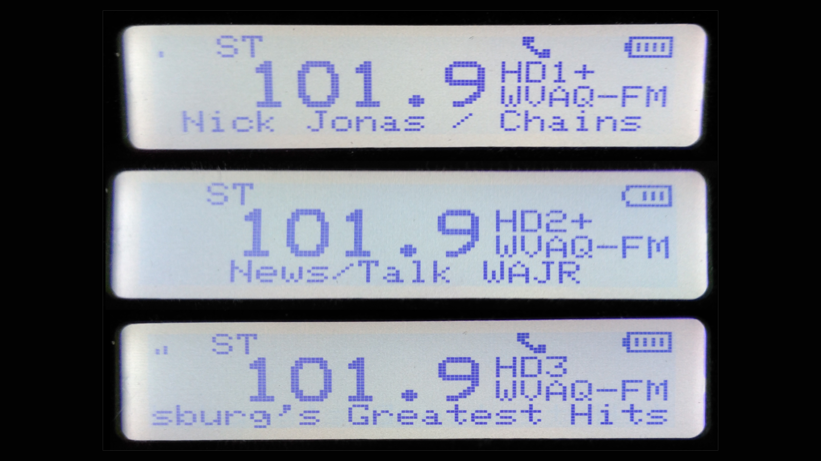Exemple de services HD Radio