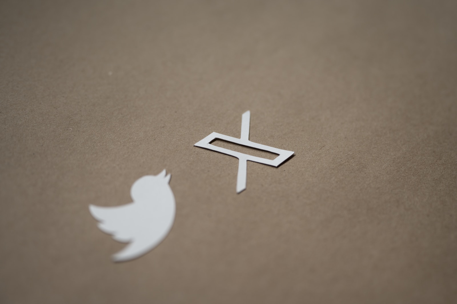 Un oiseau Twitter et le nouveau logo X