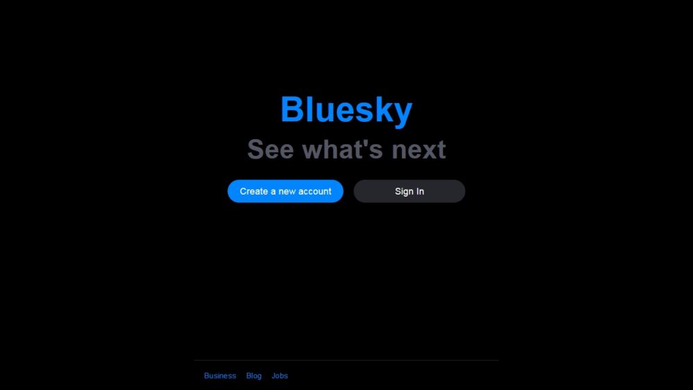 Bluesky Social sur l'écran d'un PC