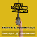 Édition du 12 septembre 2024